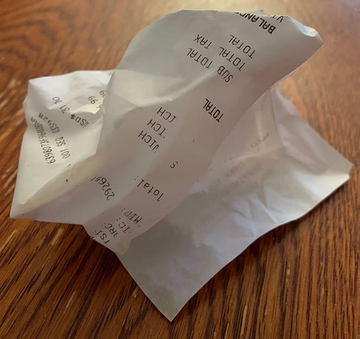 A Brief History of the Receipt