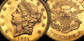 Douglas Winter Numismatics Sells Finest Known 1851 Double Eagle