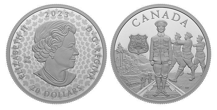 Royal Canadian Mint Commemorative Coin Honors Black Canadian Volunteers of No. 2 Construction Battalion