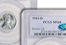 High Mint State 1943-D Steel Cent Offered by GreatCollections