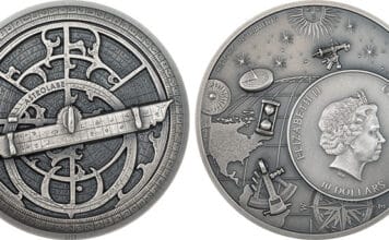 Astrolabe Featured on Historical Instruments Coin From CIT