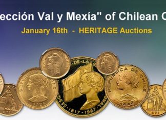 Heritage Offers the Colección Val y Mexía of Chilean Coins