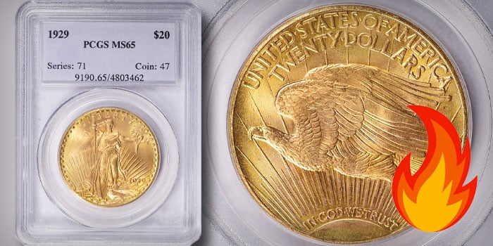 Rare Chance for Gem 1929 Double Eagle at GreatCollections