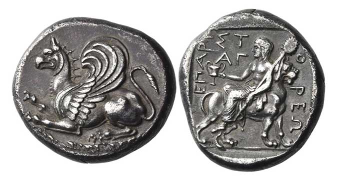 Dionysus God of Wine on Ancient Coins