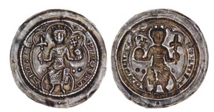 Frederick I Barbarossa (1152-1190). Bracteate. Altenburg, c. 1165. Ex Partin Bank sale 47, 1995, lot 878. Sold by Stack's.