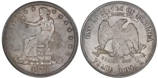 A genuine 1878-S Trade Dollar. Image: NGC.