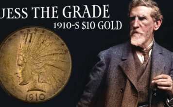 1910-S Saint-Gaudens $10 Gold Coin - Guess the Grade