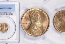 1916 Lincoln Cent PCGS MS68RD. Top Pop.