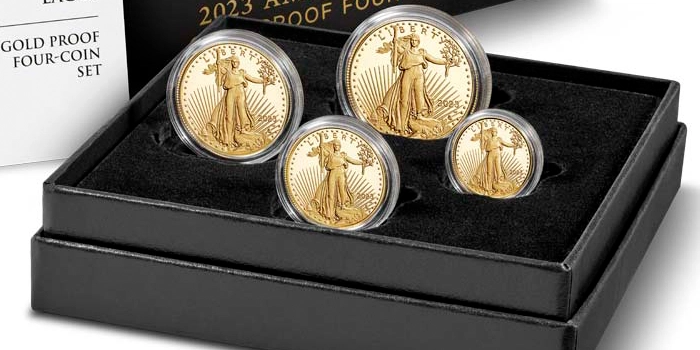2023 American Eagle Gold four-coin Proof Set. Image: United States Mint.