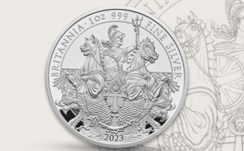 2023 Britannia Commemorative Silver Coin. Image: Royal Mint UK.