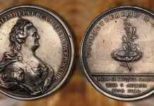 1790-Dated Catherine II silver "Peace with Sweden" Medal. Image: NGC / CoinWeek.