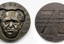 Jewish-American Hall of Fame Commemorates Israel's 75th Anniversary of Independence with David Ben-Gurion Medal.