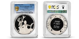 PCGS Now Certifying and Grading Franklin Mint Medals. Image: PCGS.