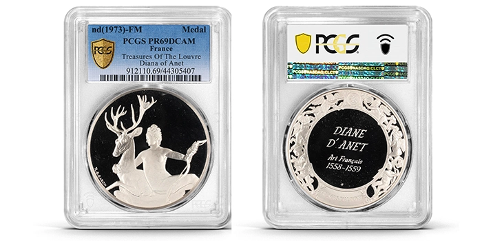 PCGS Now Certifying and Grading Franklin Mint Medals Image: PCGS.