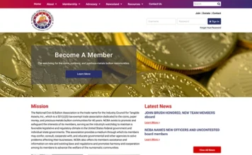 New National Coin & Bullion Association Website Launched