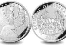 Pobjoy Egyptian Goddess Isis Silver Coin. Image: Pobjoy Mint.