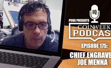 CoinWeek Podcast #175: An Interview with United States Mint Chief Engraver Joe Menna