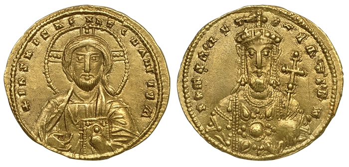 Romanos II. 959-963, Gold solidus of Constantinople, 4.38g, 21mm. Dumbarton Oaks Collection.