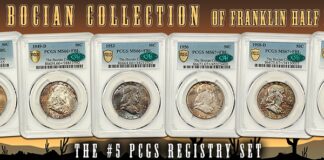 Franklin Half Dollar Registry Set Offered by David Lawrence Rare Coins