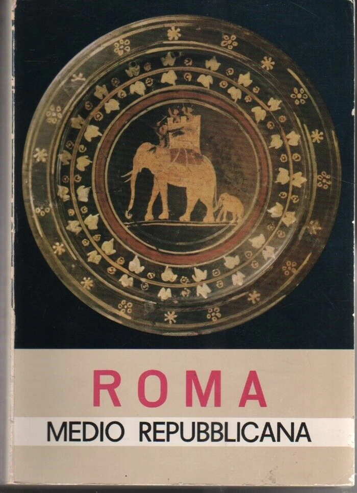 Figure 2. Cover of the catalogue of 1973 exhibit La Roma Medio Repubblicana.