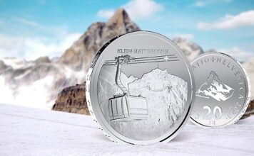 Klein Matterhorn Silver Coin Honors Major Swiss Project