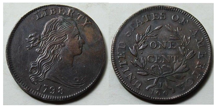 1798 "S-158" Source Coin.