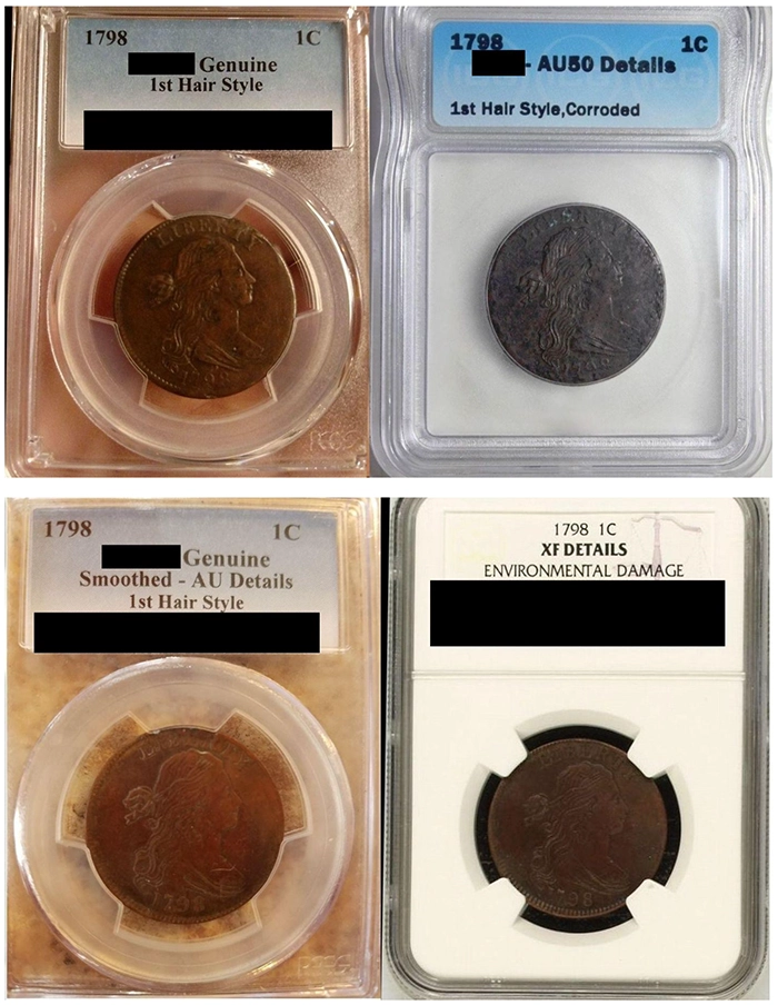 1798 Half Cent Counterfeits