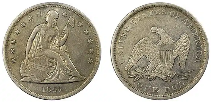 Another 1841 Seated Liberty Dollar that NGC did not certify