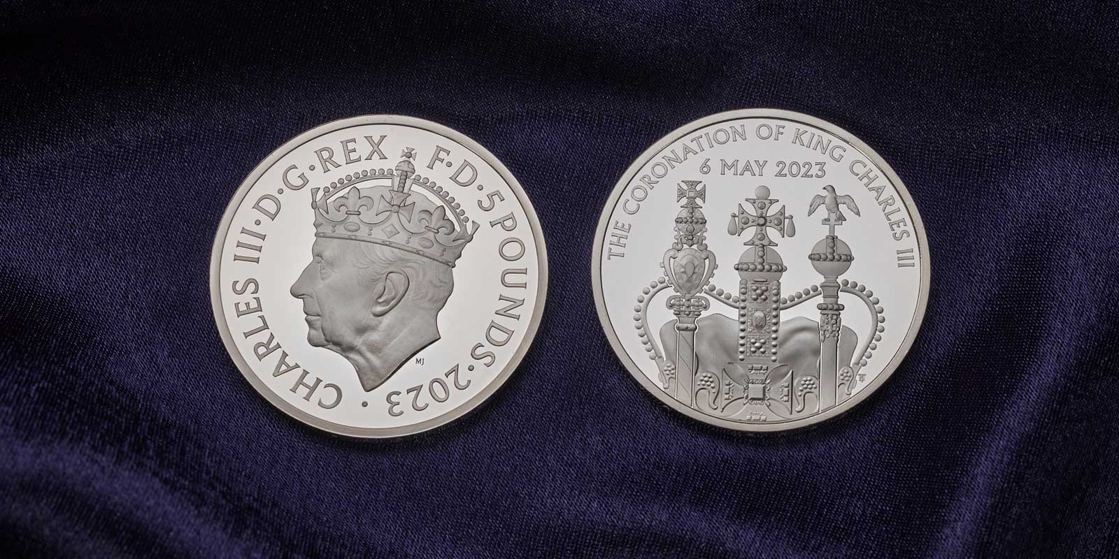 Charles III Coronation 5 Pound Coin - Royal Mint UK