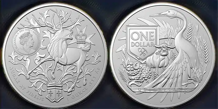 Royal Australian Mint Issues Queensland Coat of Arms Coin