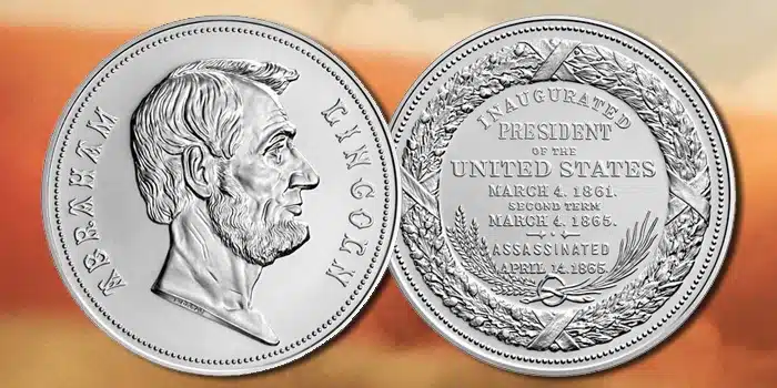 Abraham Lincoln Silver Medal. Image: United States Mint.