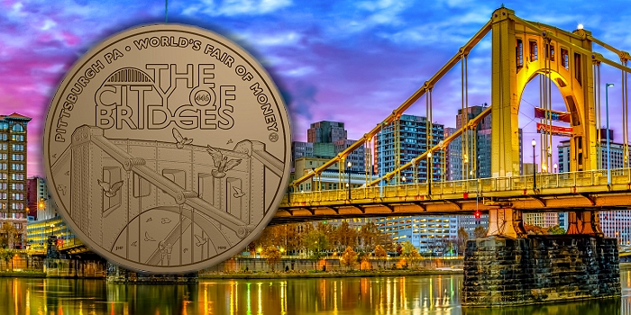 World's Fair of Money Medal by Jamie Franki Honors Pittsburgh