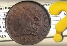 1809 Half Cent Mintage Feature Article