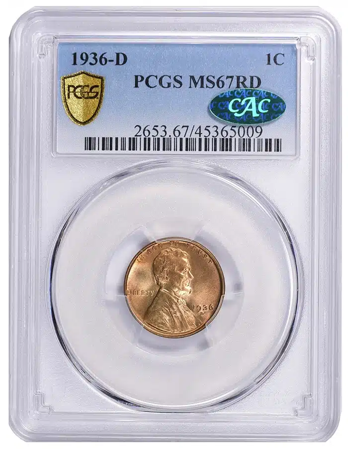 1936-D Lincoln Cent. Image: GreatCollections.