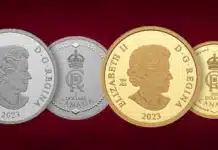 2023 Royal Canadian Mint Coronation Commemorative Coins.