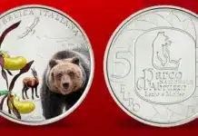 Abruzzo National Park Honored on New 5 Euro Italian Coin. Image: Mint of Italy.