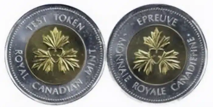 Canada Bi-metallic test token.