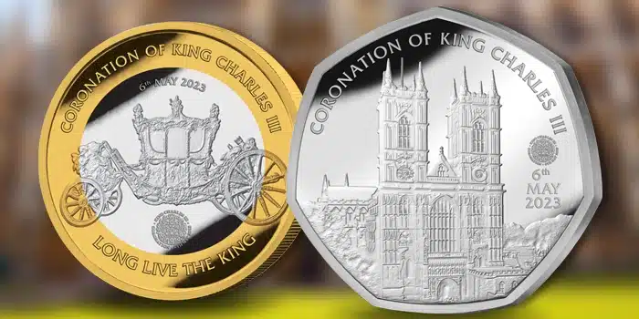 Coronation £2 Coin, 50p Available in Silver From Pobjoy 