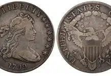 Is this 1799 Draped Bust Dollar genuine? Courtesy of PCGS TrueView.