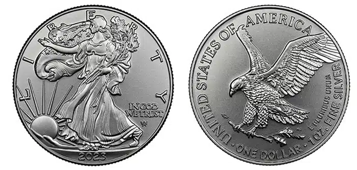 Counterfeit 2023 Silver Eagle. Image: NGC.