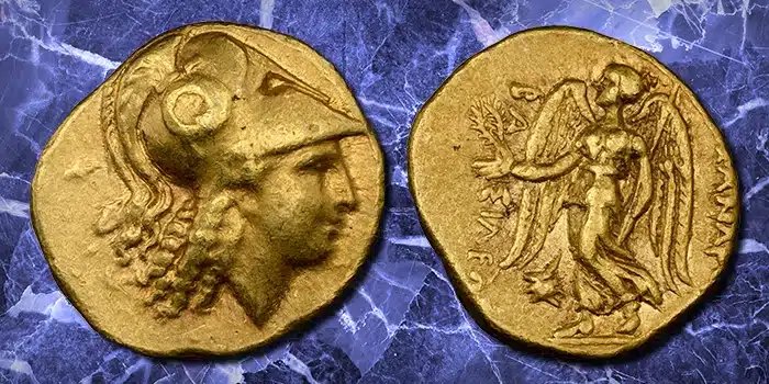 Alexander III gold stater. Image: Heritage Auctions.