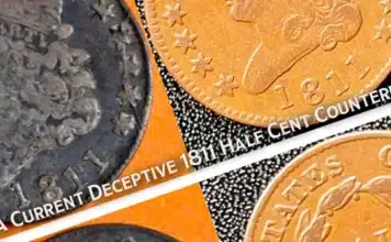 A Current Deceptive 1811 Half Cent Counterfeit
