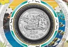 Edith Kanaka Ole Quarter Ornament. Image: United States Mint.