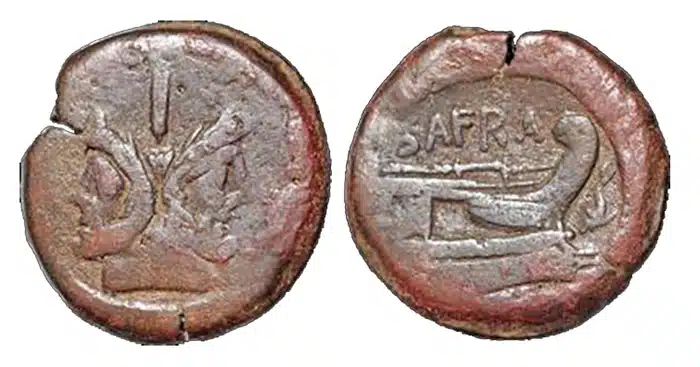 Roman Republican Bronze of Spurius Afranius. Image: Davissons, Ltd.
