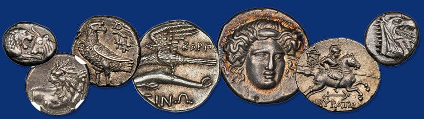 Αρχαιοελληνικό κλασματικό ασημένιο νόμισμα σε ηλεκτρονική δημοπρασία κληρονομιάς