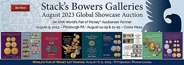 U.S. Coin Highlights of Stack’s Bowers August 2023 Auction