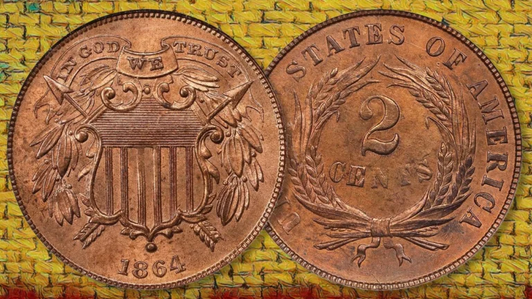 1864 Two-Cent Piece. Small Date. Image: Stack's Bowers / CoinWeek.