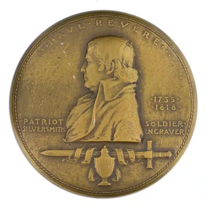The ANS’s Paul Revere Medal by Anthony de Francisci, 1925 (0000.999.20962)