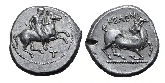Cilicia, Kelenderis Silver Stater, (c) 410-375 BCE. Image: Roma Numismatics, Ltd.