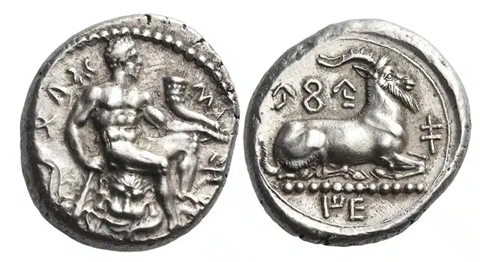 Cyprus (c) 411-374 BCE silver stater. Image: Nomos AG.